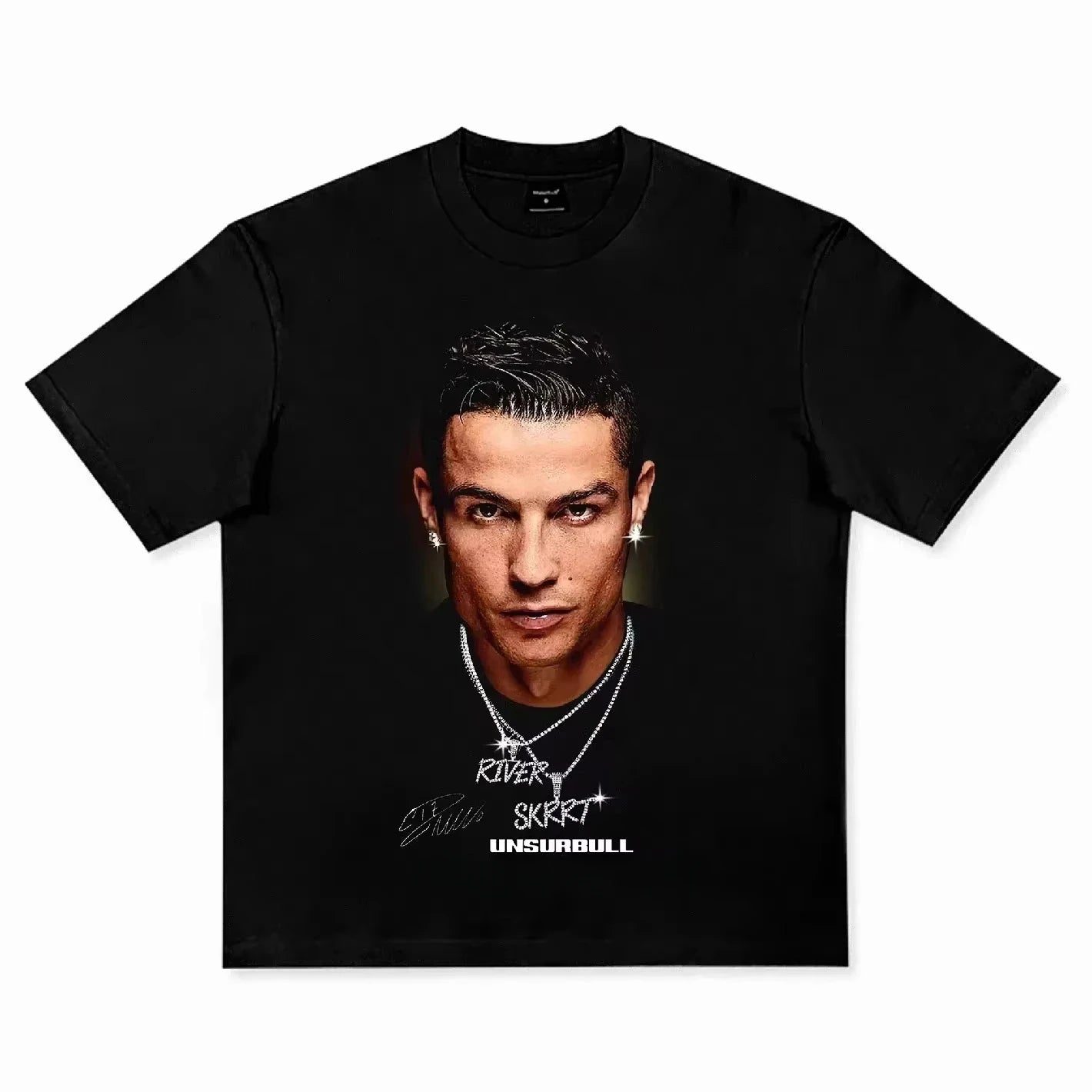 Neymar American Football Star Print Cotton Short-sleeved T-shirt