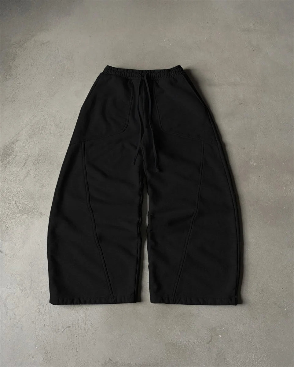 Street Fashion Versatile Straight Wide-leg Pants