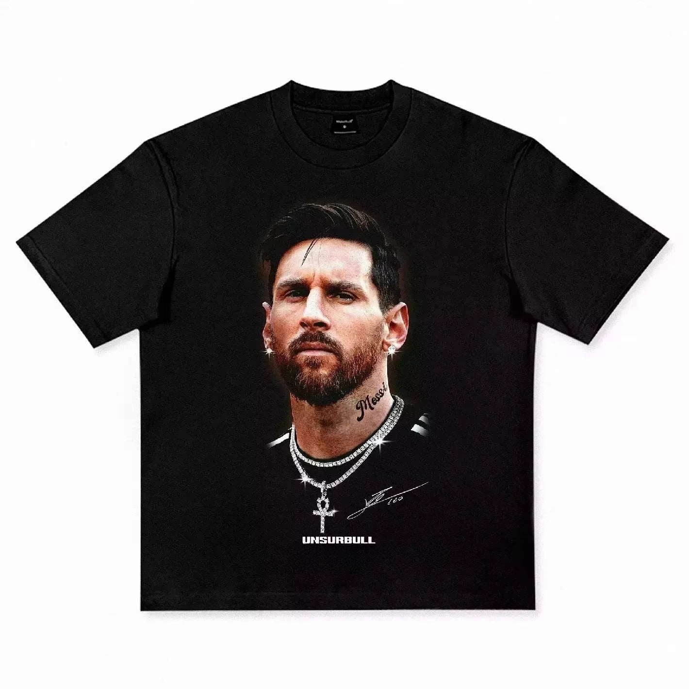 Neymar American Football Star Print Cotton Short-sleeved T-shirt