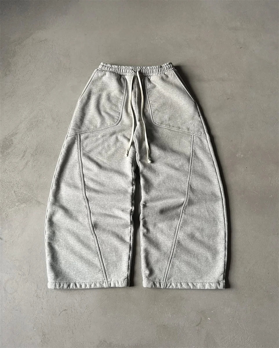 Street Fashion Versatile Straight Wide-leg Pants