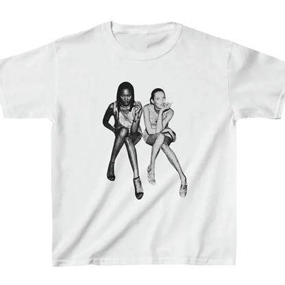 Hip Hop E-girl Graphic Print t shirt