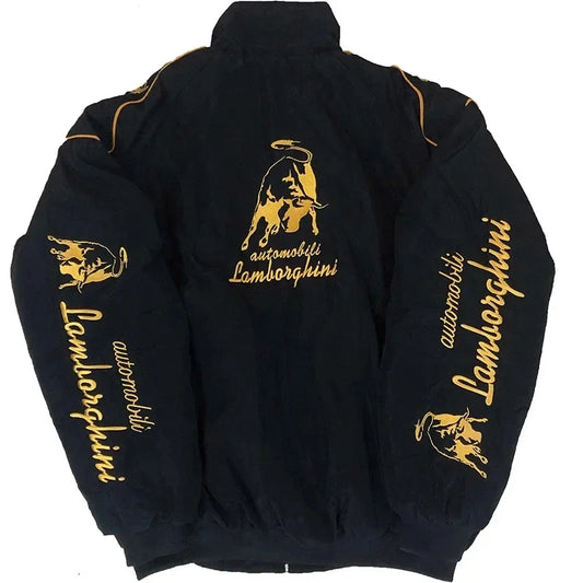 New Cross-Border F1 Lamborghini Embroidered Racing Jacket