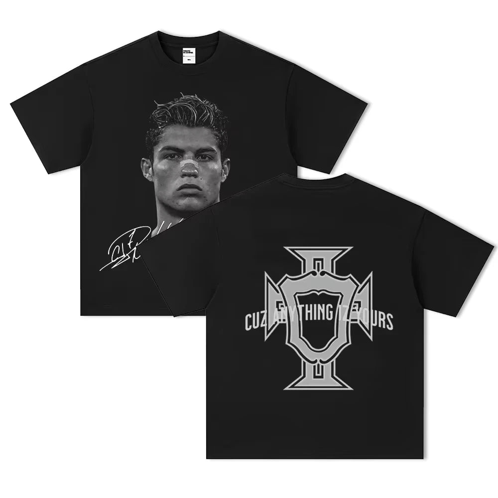 Neymar American Football Star Print Cotton Short-sleeved T-shirt